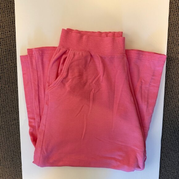 Anthropologie Daily Practice Wide leg lounge pants, sz. M, pink rose - Picture 2 of 3